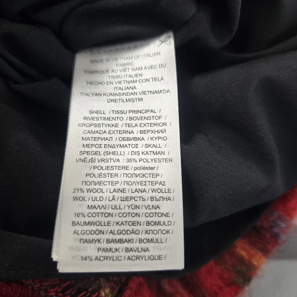 Lauren Ralph Lauren Women's Size 8 Plaid Mohair Pencil Mini Skirt 28" Waist - Picture 7 of 8